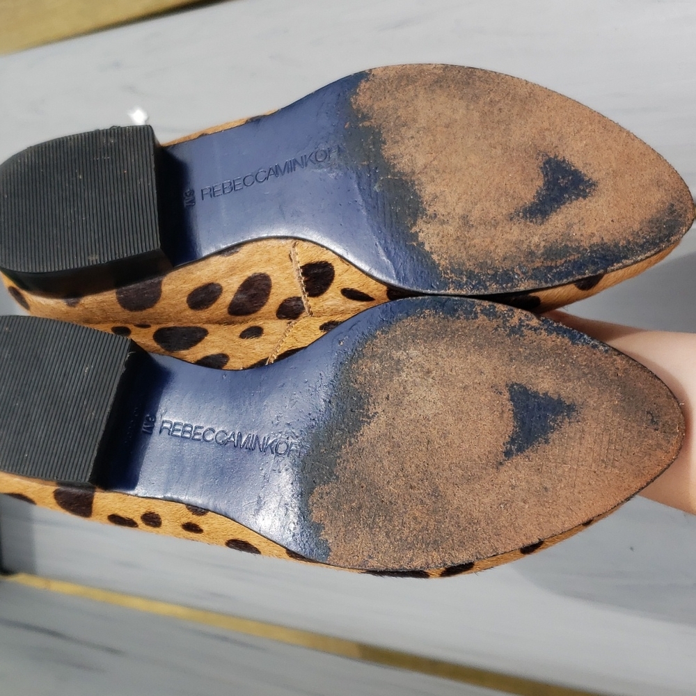 Rebecca Minkoff calf hair animal print loafers - Picture 9 of 14